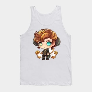 Adorable Aries: Chibi Character Zodiac Collection Tank Top